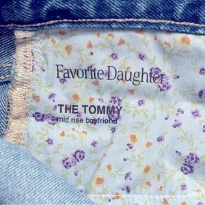 Favorite Daughter The Tommy Mid Rise Boyfriend Jeans In 1996 Blue